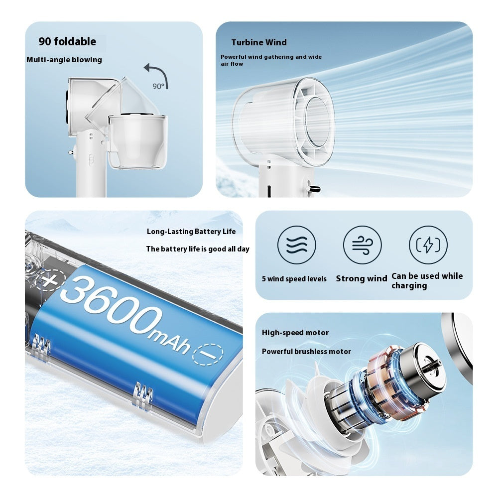 High-speed Cooling Handheld Fan