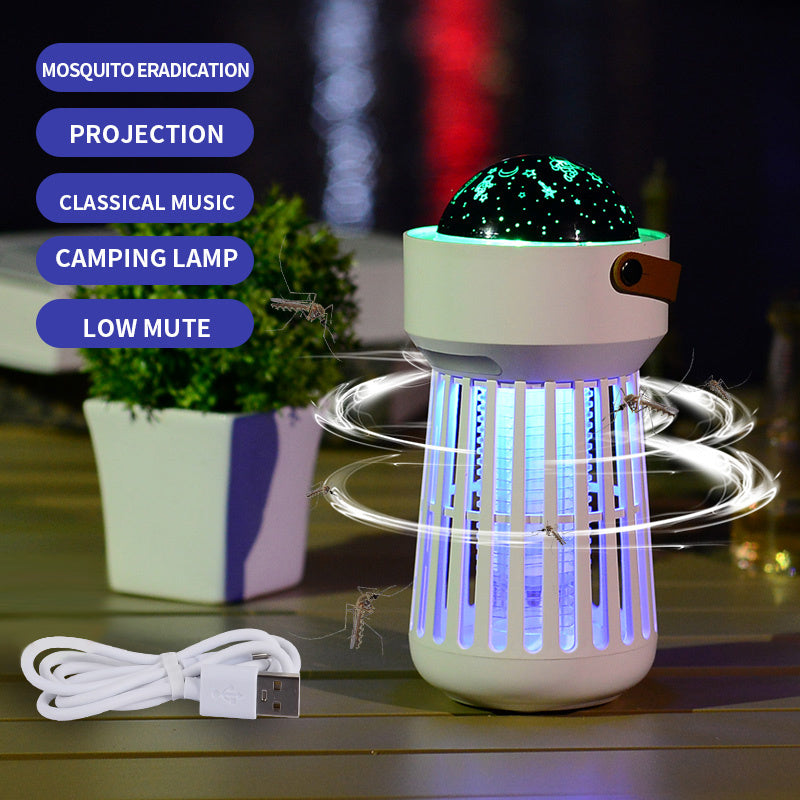 2-In-1 Electric Star Ceiling Projection Mosquito Killer Lamp