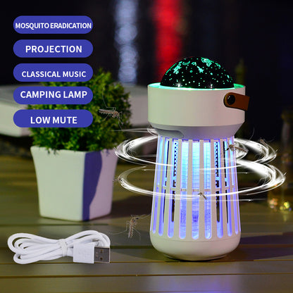 2-In-1 Electric Star Ceiling Projection Mosquito Killer Lamp
