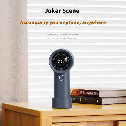 USB High-Speed Turbo Charging Desktop Handheld Fan