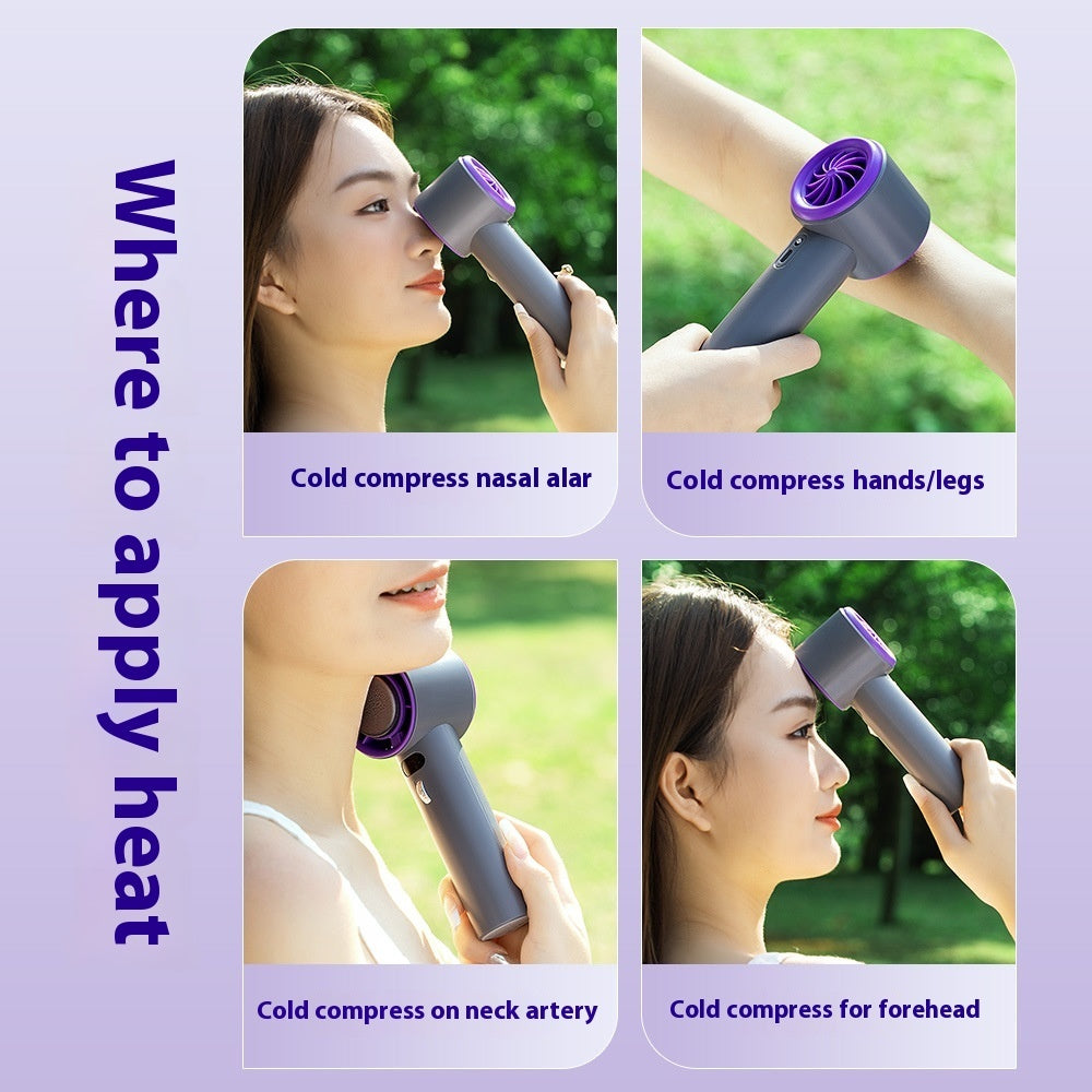 Portable Handheld Turbo Cooling Fan – 3000mAh Rechargeable
