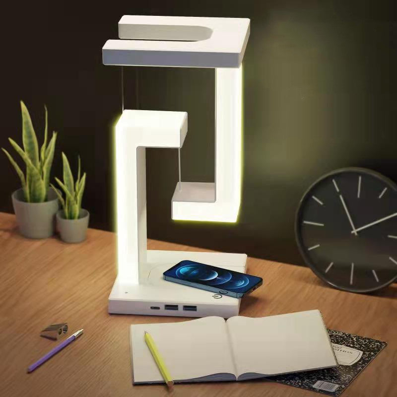 Creative Smartphone Charging Suspension Table Lamp - Essential Grove