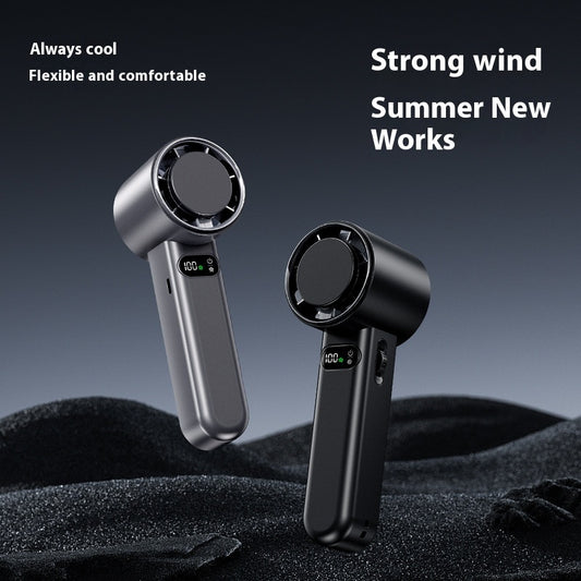 Handheld Mini Fan with Strong Wind