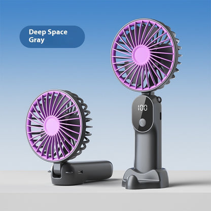Mini Foldable Desktop and Handheld USB Charging Fan