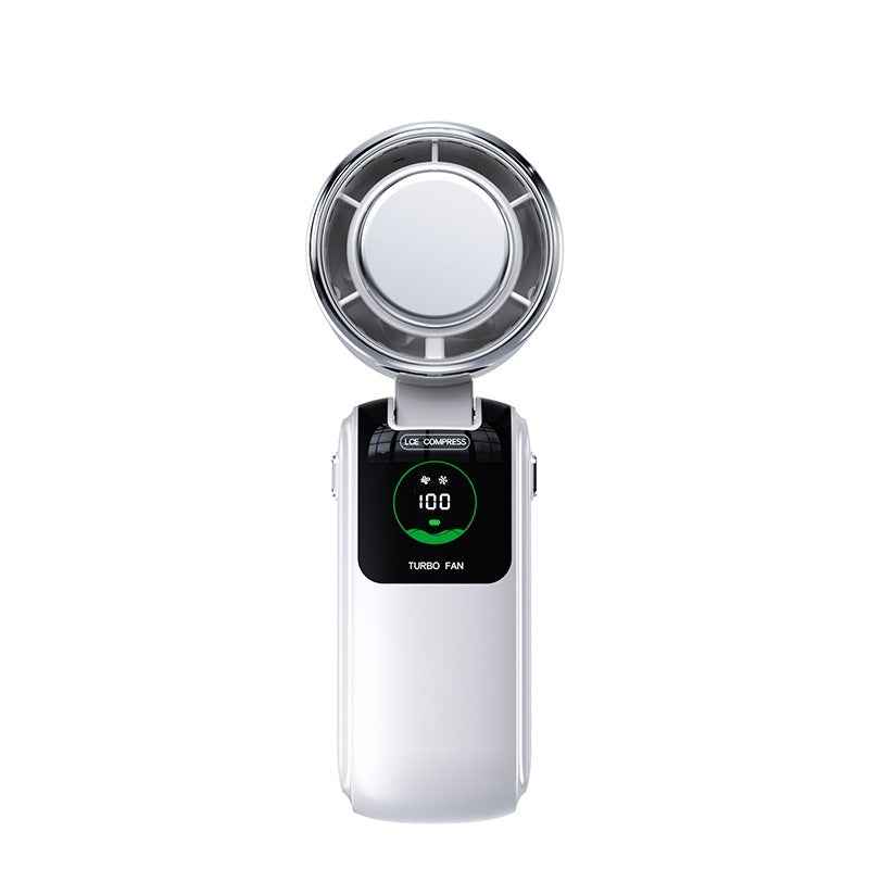 High-Speed Handheld Cooling Fan – Adjustable & Portable